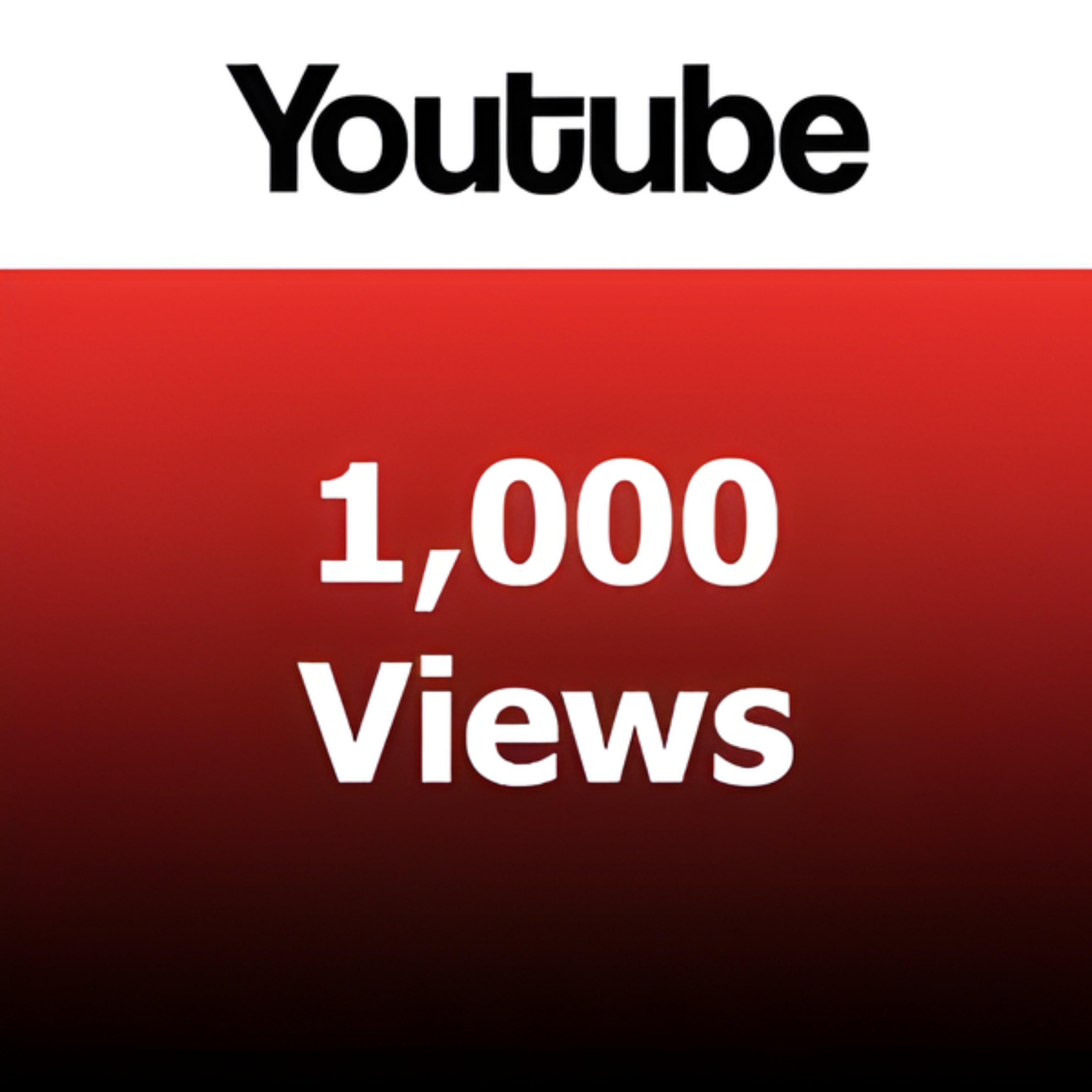 1000 YouTube Views (Elite) (Code: 3748)